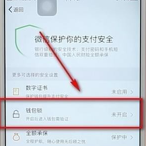 微信设置钱包锁的基础操作