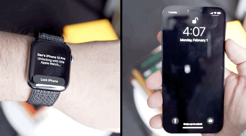 苹果ios14.5手表怎样解锁手机？ios14.5口罩解锁方法分享截图