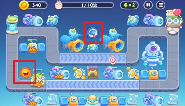 保卫萝卜4太空穿越第五十三关怎么过 通关流程攻略