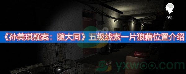 孙美琪疑案：随大同五级线索一片狼藉位置介绍