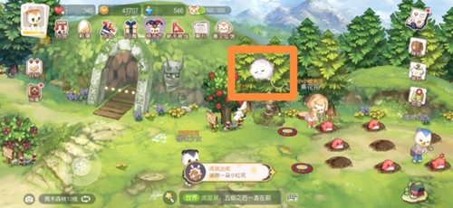 奥比岛手游七色花在哪 花朵位置分享