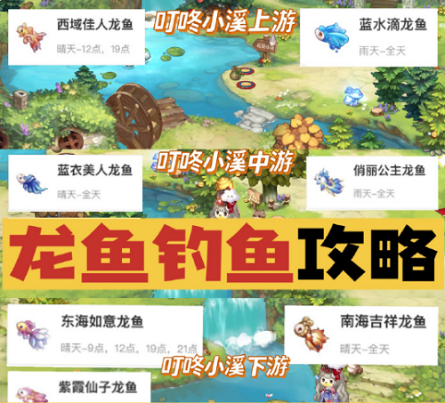 奥比岛手游龙鱼怎么钓 稀有鱼类钓鱼攻略