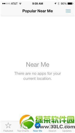 iOS7新增Near  Me功能 可查看App  Store附近流行应用3