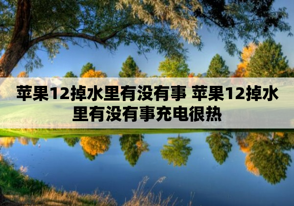 苹果12掉水里有没有事 苹果12掉水里有没有事充电很热