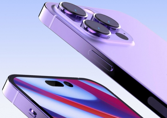 iPhone14Pro渐变紫长什么样