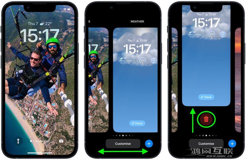 怎么快速删除iOS 16不需要的锁屏墙纸？