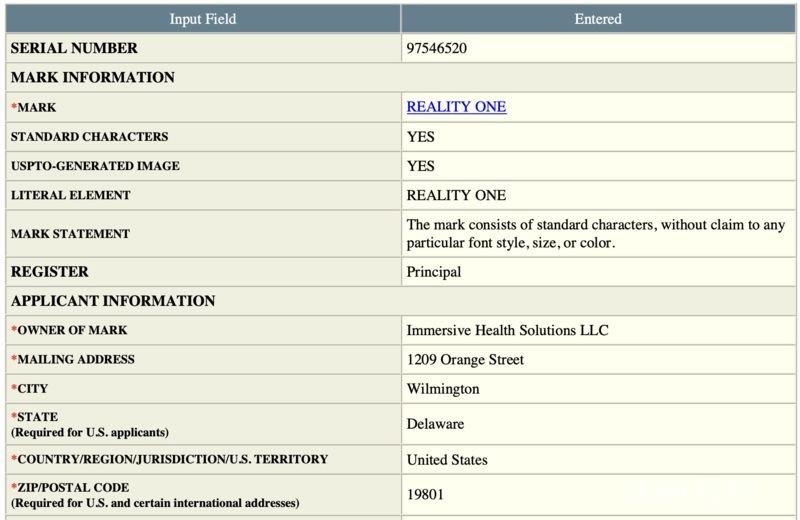 苹果商标申请文件或曝光其 AR  头显名称：Reality  One、Reality  Pro  等插图3