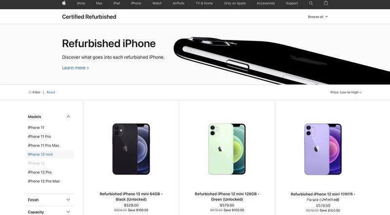 苹果在翻新商店上架 iPhone  12 mini  机型插图3