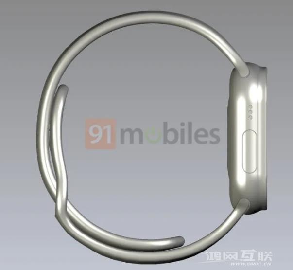 苹果 Apple  Watch  Pro  CAD  渲染图为49mm  尺寸以上插图5