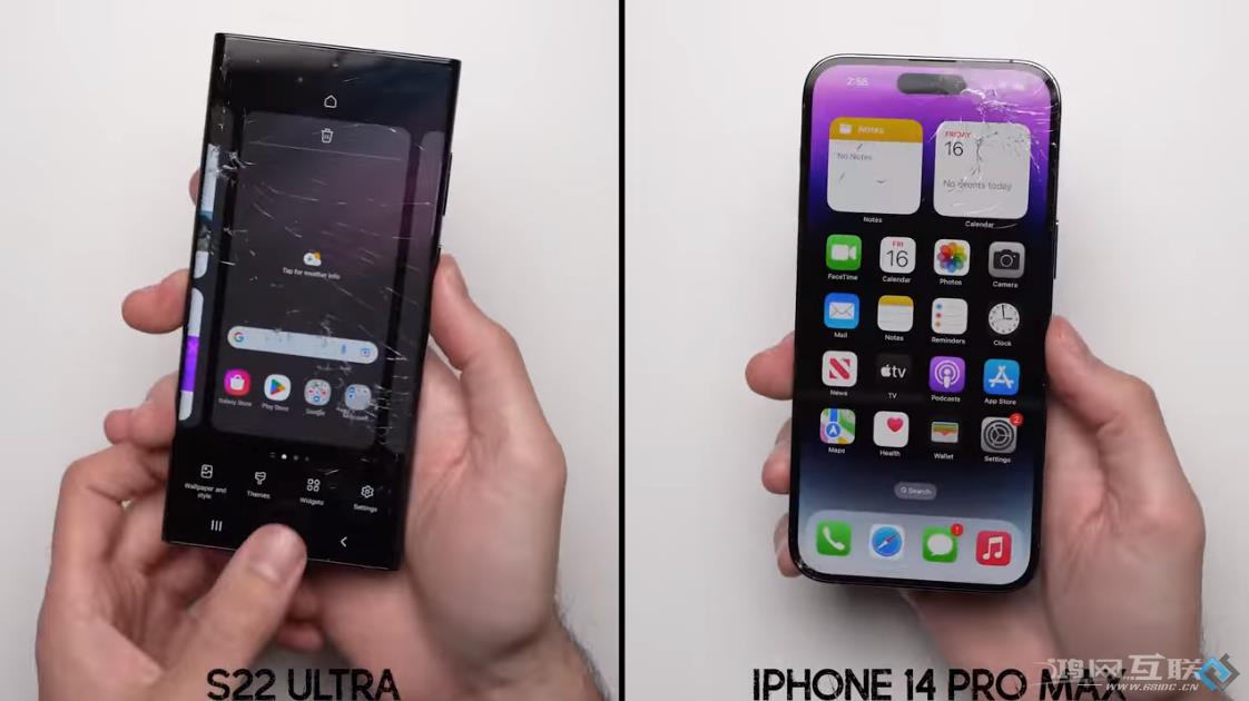 苹果 iPhone 14/Pro玻璃材质刮擦摔砸测试与上代相同