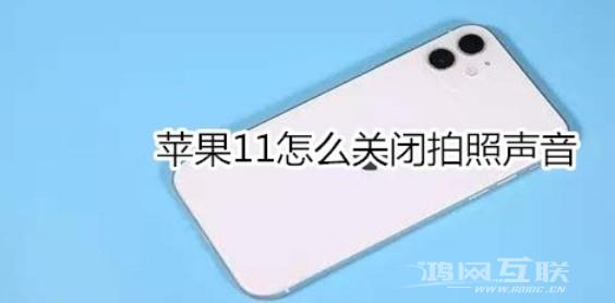 iPhone11拍照声音如何关闭？插图1