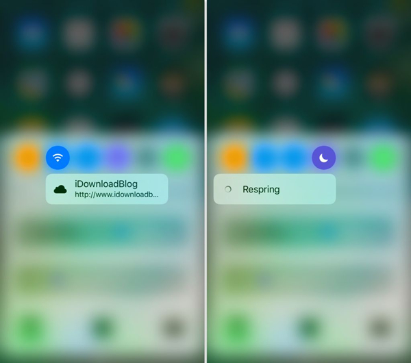 ios10控制中心如何给加入更多3D Touch