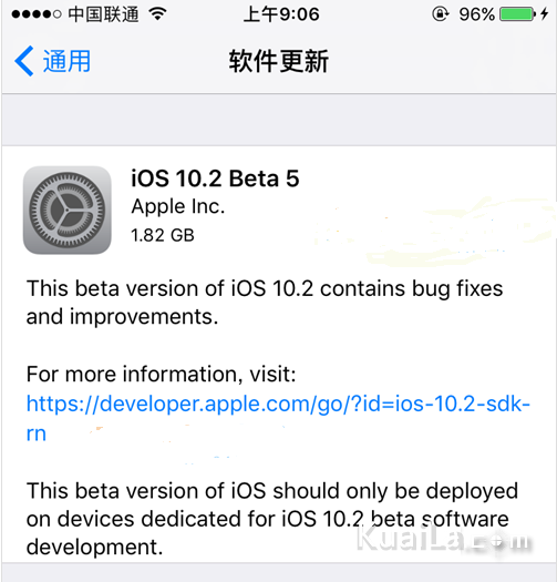 我的手机怎么怎么升级到iOS10.2 Beta5