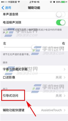 iPhone6s引导式访问的密码怎么设置_软件自学网