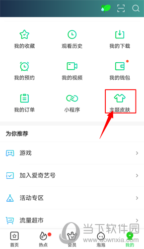 爱奇艺APP更换主题皮肤教程图2