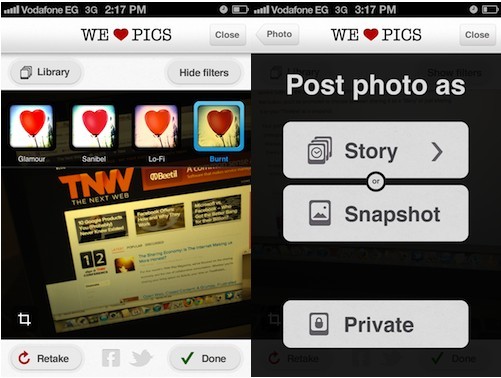 WeHeartPics专为iPhone打造的摄影时间轴应用_软件自学网