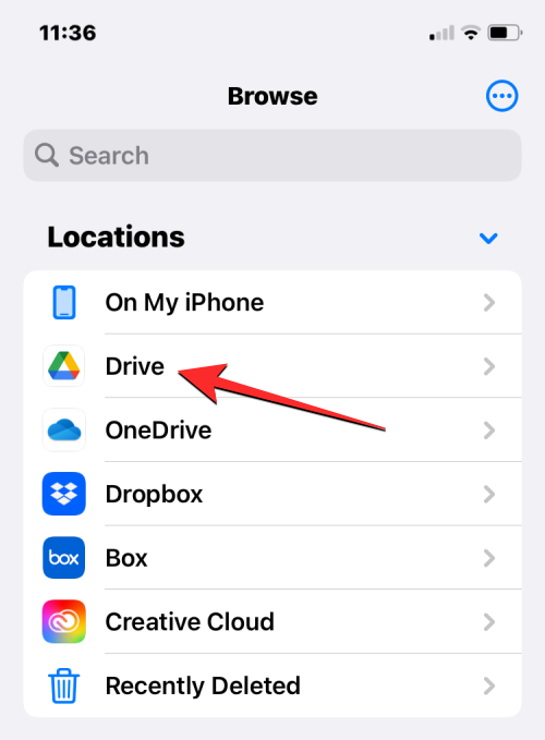 如何在 iPhone  上将 Google  Drive、OneDrive、DropBox  添加到文件应用程序