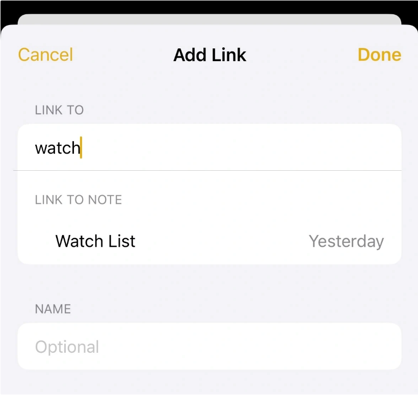 如何在iOS  17 备忘录应用中嵌入笔记链接？