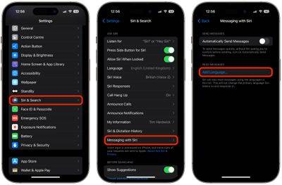 iOS  17.4：让 Siri  以其他语言朗读给您的信息