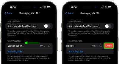 让 Siri  以其他语言朗读发送给您的信息