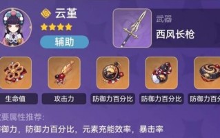 原神永冻队罗莎莉亚云堇阵容思路 原神永冻队罗莎莉亚云堇阵容思路