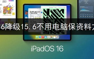 iOS16降级15.6不用电脑保资料方法分享 iOS16降级15.6不用电脑保资料方法分享
