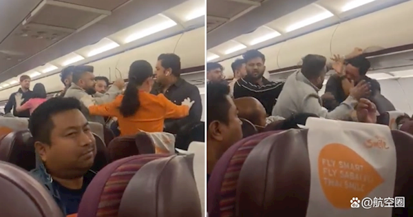 泰国曼谷飞印度航班上演“全武行” 乘客不听指示被群殴-第1张图片-9158手机教程网 泰国曼谷飞印度航班上演“全武行” 乘客不听指示被群殴-第1张图片-9158手机教程网