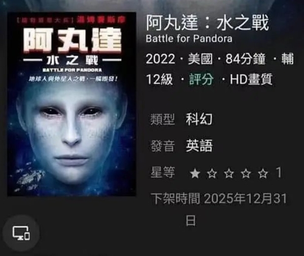《阿凡达2》 已经被“烂片之王”翻拍了:豆瓣居然全5星-第2张图片-9158手机教程网 《阿凡达2》 已经被“烂片之王”翻拍了:豆瓣居然全5星-第2张图片-9158手机教程网