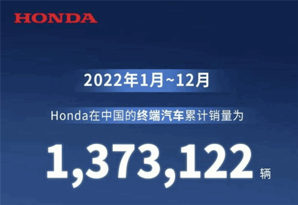 国人真不喜欢日系车了?本田中国2022年销量下滑12% 已连跌两年-第1张图片-9158手机教程网 国人真不喜欢日系车了?本田中国2022年销量下滑12% 已连跌两年-第1张图片-9158手机教程网