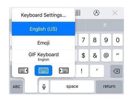 iOS 11 单手键盘的开启及相关注意事项-第1张图片-9158手机教程网