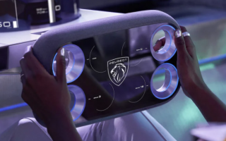 未来的汽车是这个样子：虚幻5娱乐系统、矩形方向盘、车载VR
