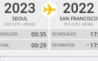 美国一航班2023年起飞落地回到2022年 网友：时光倒流成真
