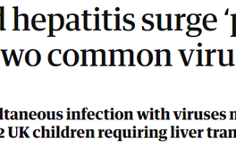 不明原因儿童急性肝炎有突破性进展：合并感染或是元凶