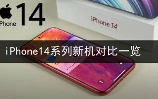 iPhone14系列新机对比一览