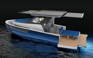 售208万 前特斯拉高管创业造游艇：全铝船体、800马力