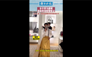女子穿马面裙进迪奥拍照被制止 抗议暴力抄袭中国传统文化：网友力挺