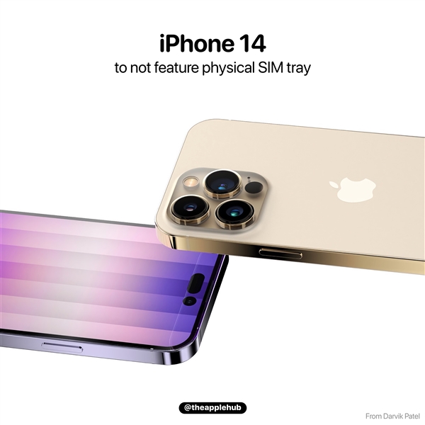 iPhone 14美版或取消SIM卡槽：苹果开启手机eSIM时代-第1张图片-9158手机教程网