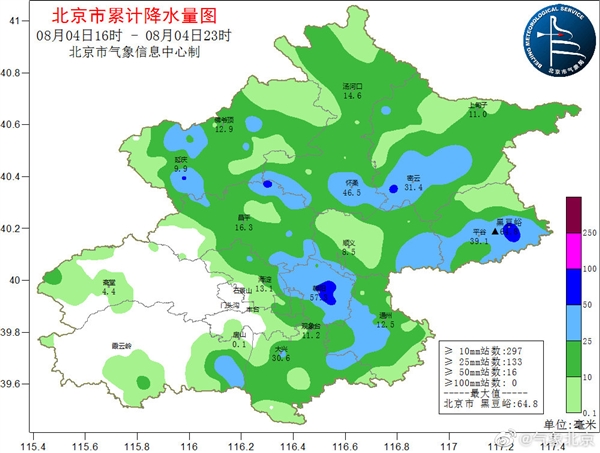 实拍北京“暴雨模式”：坐在车内 什么都看不见-第1张图片-9158手机教程网