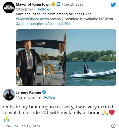 复联“鹰眼”扮演者Jeremy Renner出院：将在家中完成康复-第1张图片-9158手机教程网