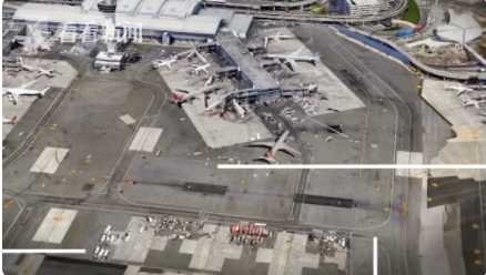 美国两架客机在机场相撞，一辆载满乘客 机翼被折断，碰撞声明显-第4张图片-9158手机教程网